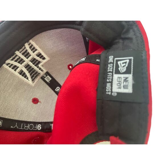 NWOT New Era Men's Utah Jazz Red Edition 9Forty Hook & Loop Adjustable Cap - Picture 12 of 12